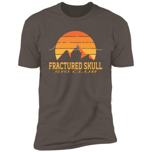 Alternative view of Fractured skull ski club Premium Short Sleeve T-Shirt