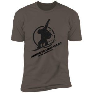 Alternative view of Mount Kilimanjaro Snowboard Club Premium Short Sleeve T-Shirt