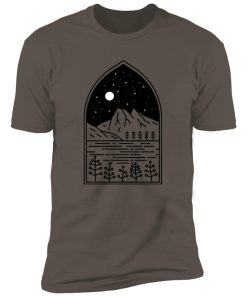 Alternative view of Lake Yoho National Park British Columbia Premium Short Sleeve T-Shirt