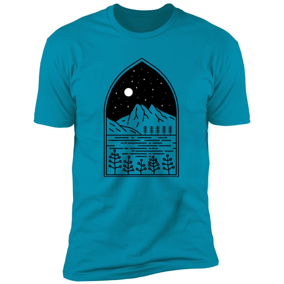 Lake Yoho National Park British Columbia Premium Short Sleeve T-Shirt - Image 14