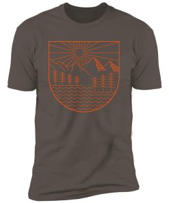 Alternative view of Banff National Park Canada Premium Short Sleeve T-Shirt