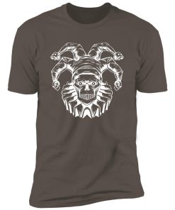 Alternative view of skull jester white Premium Short Sleeve T-Shirt