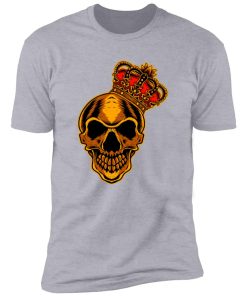 Skeleton King crown Premium Short Sleeve T-Shirt