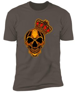 Alternative view of Skeleton King crown Premium Short Sleeve T-Shirt