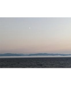 Port Angeles Washington State September fog bank Landscape Canvas .75in Frame