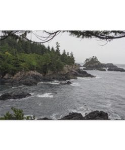 Ucluelet Wild Pacific Trail British Columbia Landscape Canvas .75in Frame