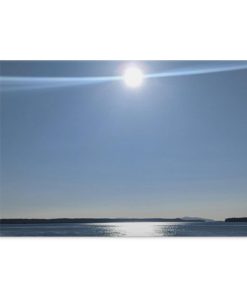 James Island from Sidney BC Landscape Canvas .75in Frame