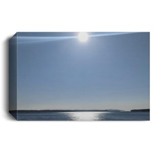 James Island from Sidney BC  Deluxe Landscape Canvas 1.5in Frame