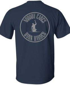 Alternative view of WORK HARDER WHITE (BACK)