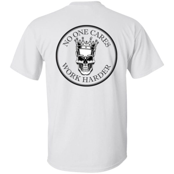 WORK HARDER2 (back) G500 5.3 oz. T-Shirt - Image 2