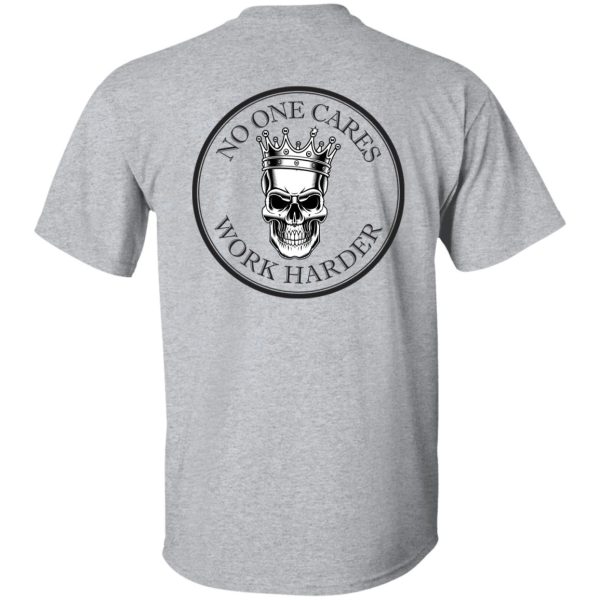 WORK HARDER2 (back) G500 5.3 oz. T-Shirt - Image 4